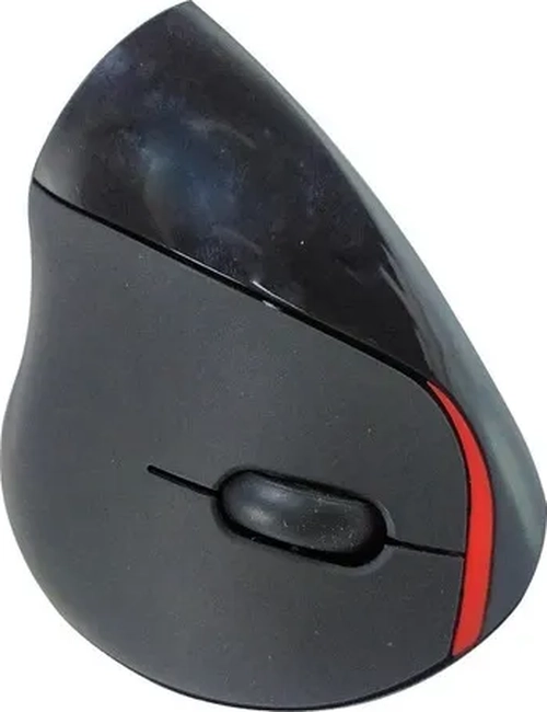 MOUSE VERTICAL INALAMBRICO ERGONOMICO RECARGABLE NEGRO - 4