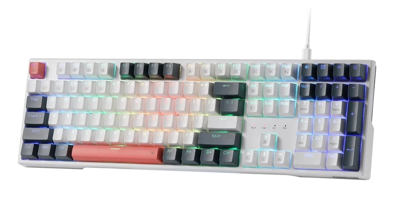 TECLADO REDRAGON TRUNDLE K668 RGB SWITCH ROJO - 1