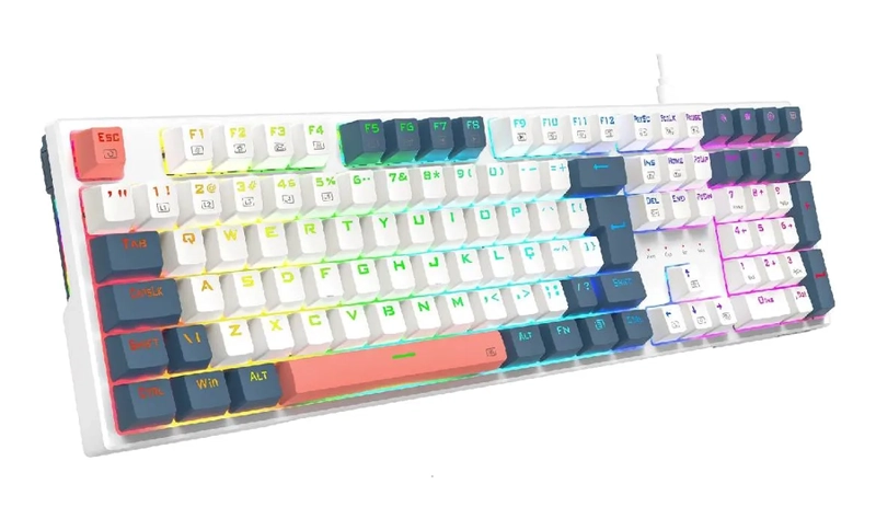 TECLADO REDRAGON TRUNDLE K668 RGB SWITCH ROJO - 4