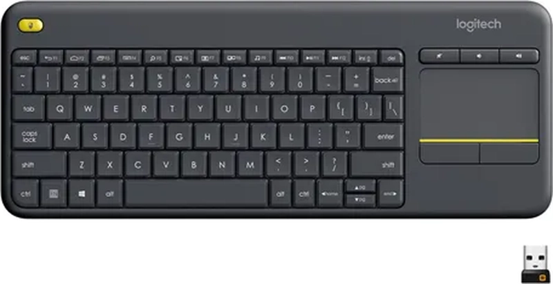 TECLADO LOGITECH K400 PLUS INALAMBRICO ESPAÑOL NEGRO - 1