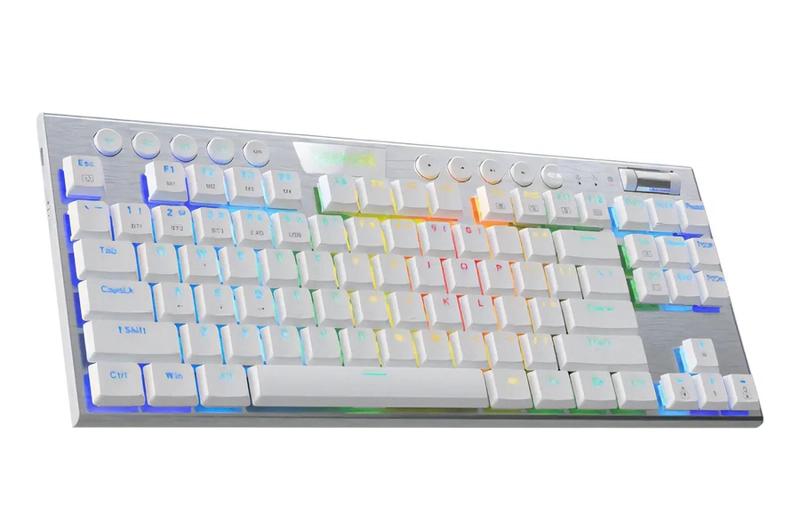 TECLADO REDRAGON HORUS WHITE K621W TKL WIRELESS - 2