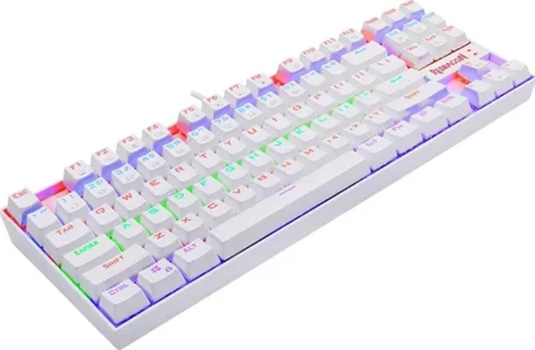 TECLADO REDRAGON KUMARA K552 RAINBOW BLANCO ESPAÑOL - 3
