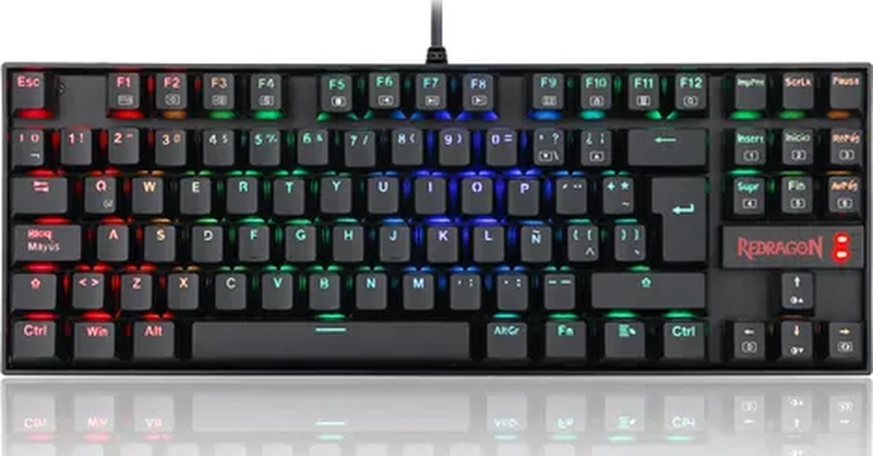 TECLADO REDRAGON KUMARA K552 RGB NEGRO ESPAÑOL - 1