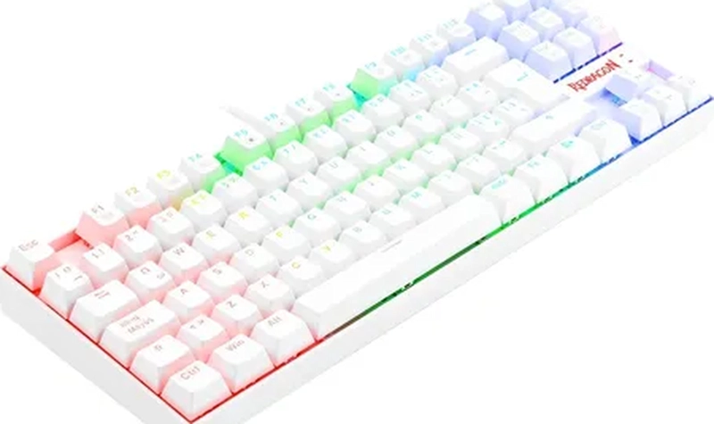 TECLADO REDRAGON KUMARA K552 RGB BLANCO ESPAÑOL - 1