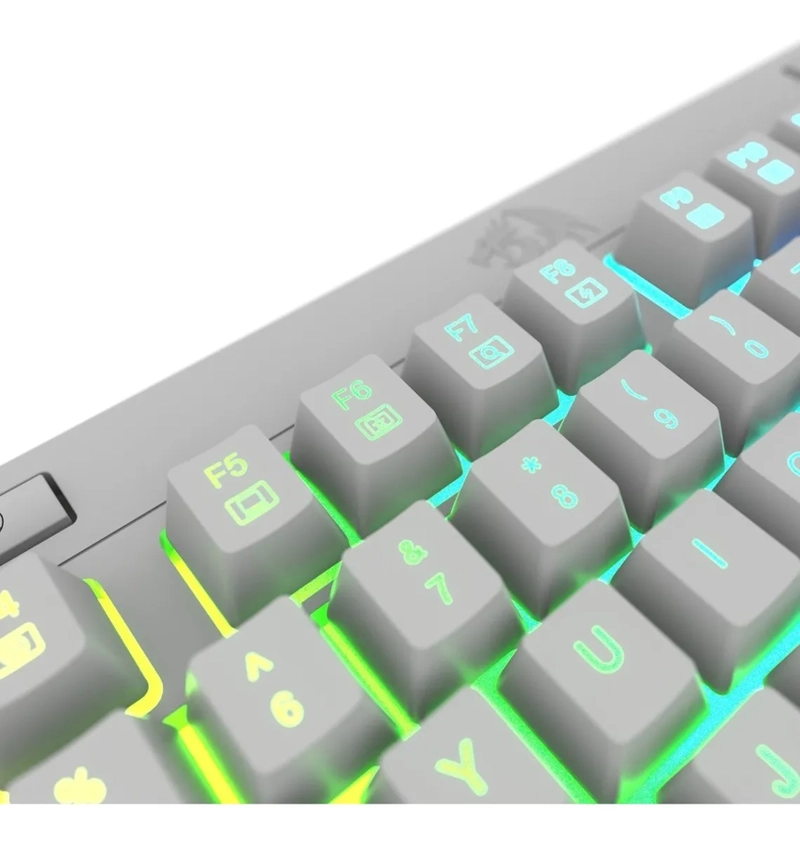TECLADO GAMER REDRAGON SHIVA K512W RGB BLANCO - 6