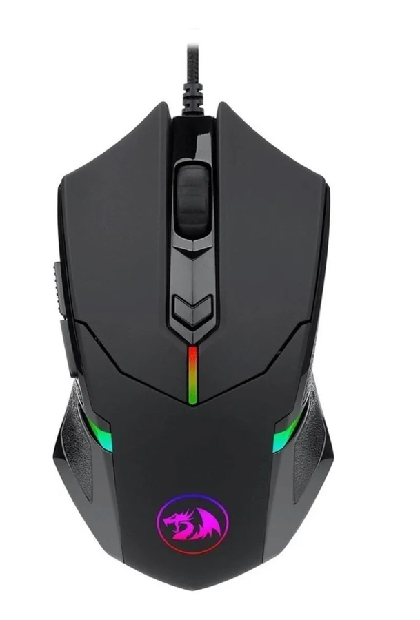 MOUSE GAMER REDRAGON CENTROPHORUS2 M601-RGB BLACK - 1