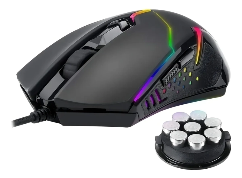 MOUSE GAMER REDRAGON CENTROPHORUS2 M601-RGB BLACK - 4