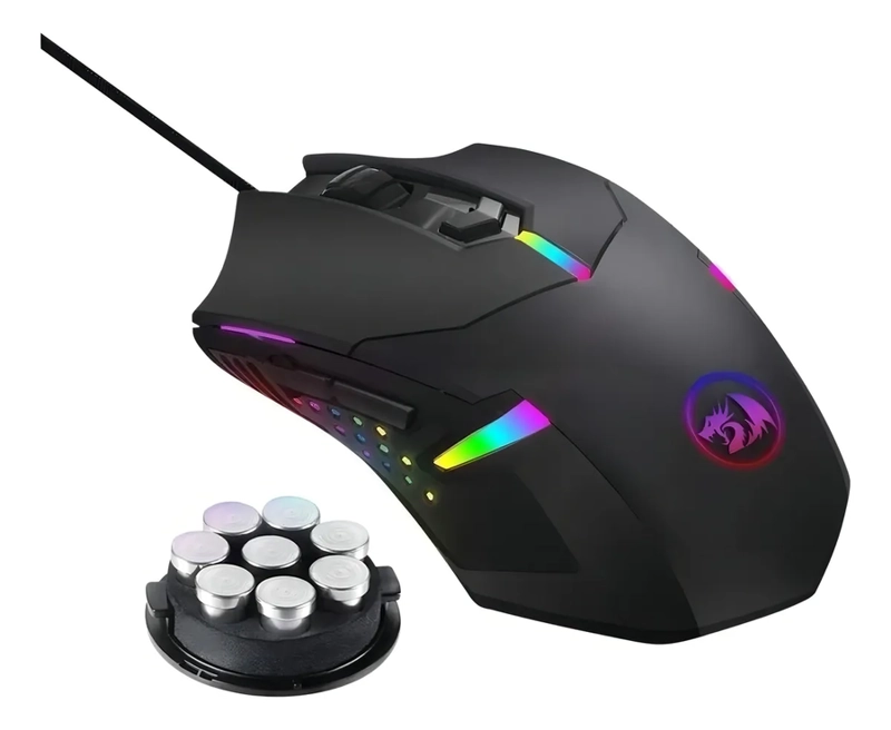 MOUSE GAMER REDRAGON CENTROPHORUS2 M601-RGB BLACK - 5