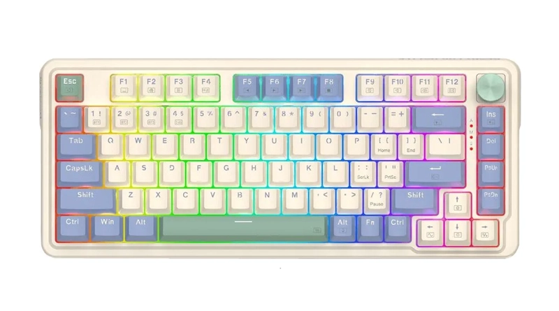 TECLADO REDRAGON ESPAÑOL LATINO PASTEL RGB - 1
