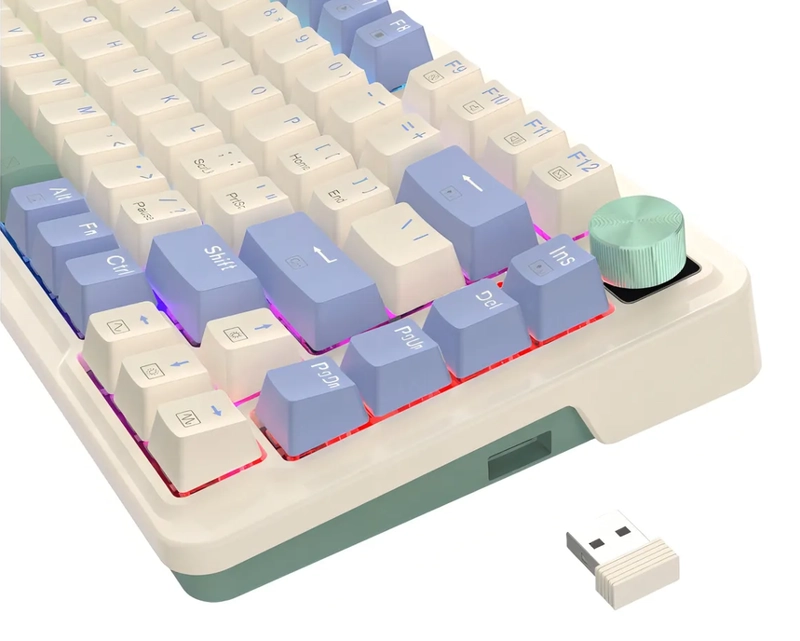 TECLADO REDRAGON ESPAÑOL LATINO PASTEL RGB - 7