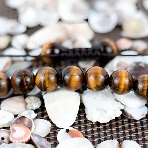 PULSERA OJO DE TIGRE NATURAL AJUSTABLE UNISEX - 2