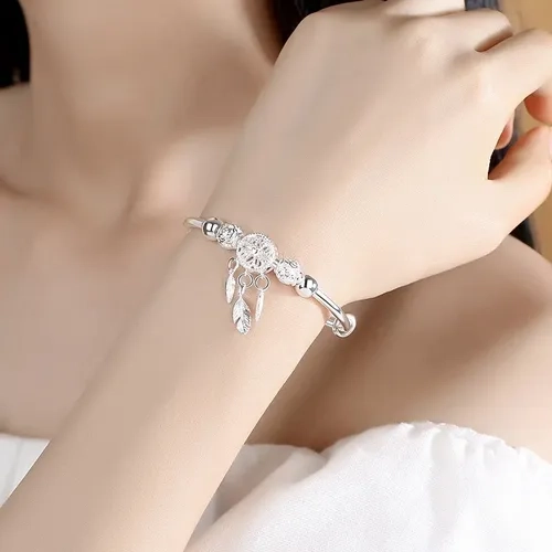 PULSERA ATRAPASUEÑOS PLATA 925 MUJER AJUSTABLE - 5