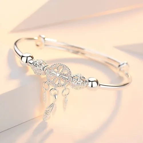 PULSERA ATRAPASUEÑOS PLATA 925 MUJER AJUSTABLE - 6