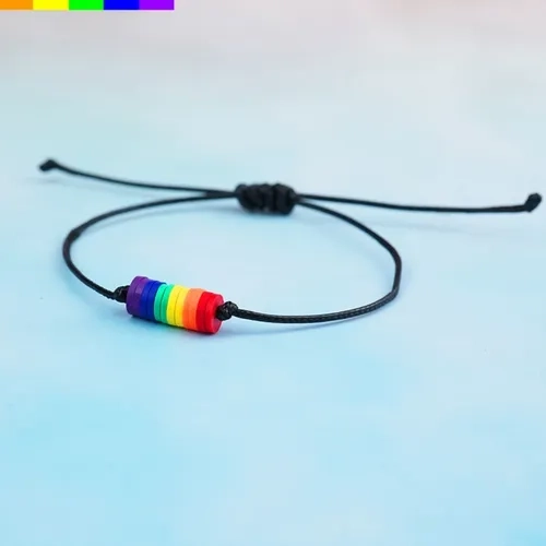 PULSERA ARCOIRIS UNISEX BRAZALETE CUERDA - 3