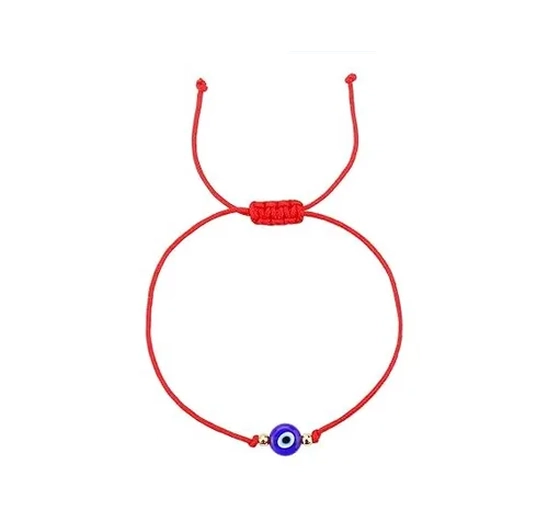 PACK 12 PULSERAS OJO TURCO HILO ROJO PROTECCION - 1