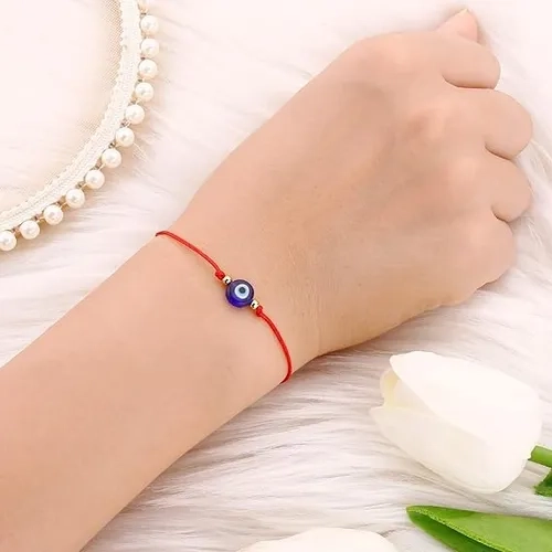 PACK 12 PULSERAS OJO TURCO HILO ROJO PROTECCION - 4