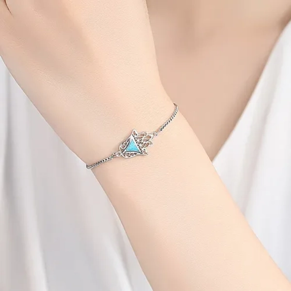 PULSERA MANO FATIMA OPAL PLATA 925 / TODOJOYAS - 4