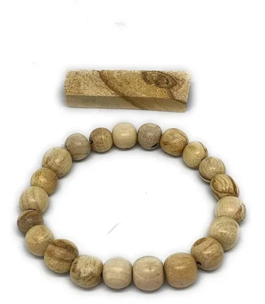 PULSERA MADERA PALO SANTO AROMATICA - 3