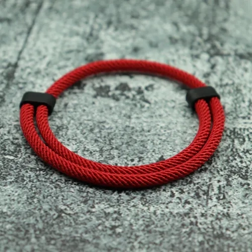 PULSERA ROJA AJUSTABLE PROTECCION HOMBRE/MUJER - 2