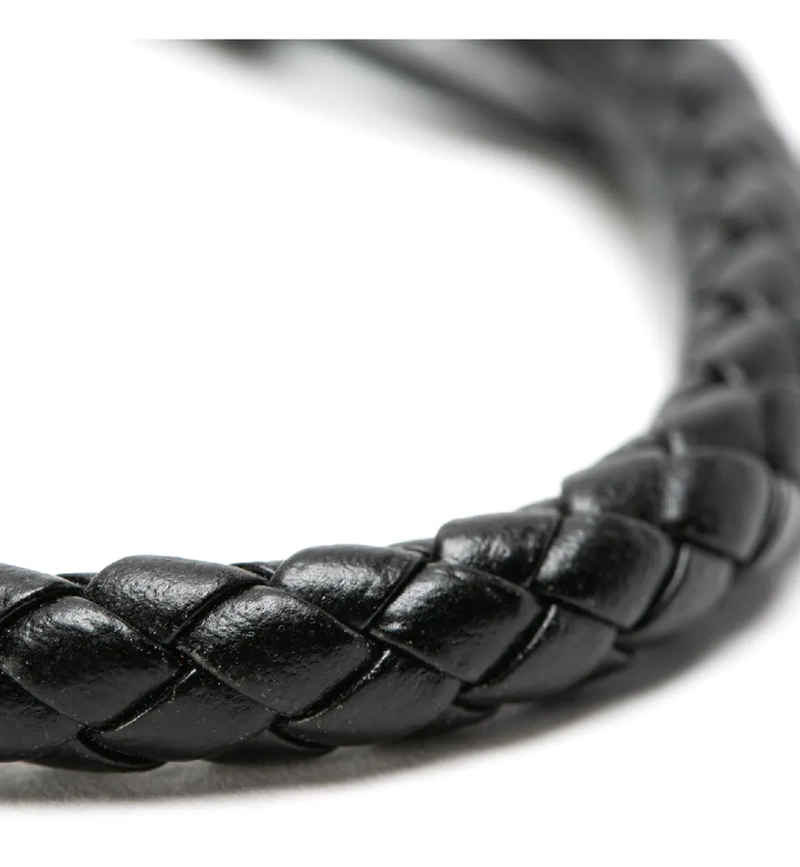 PULSERA AJUSTABLE CUERO TRENZADO HOMBRE - 4