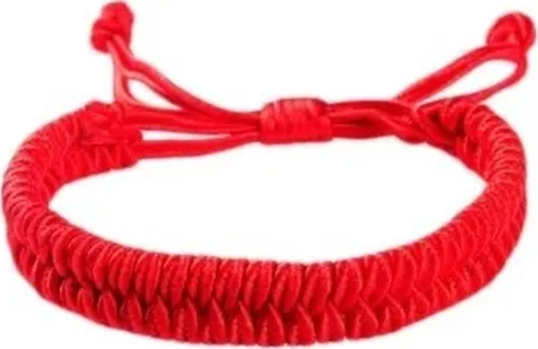 PACK 12 PULSERAS HILO ROJO PROTECCION AJUSTABLE - 1
