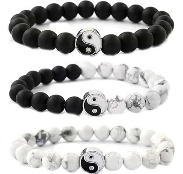 PULSERA PIEDRAS YING YANG - 3