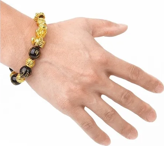 PULSERA OBSIDIANA NEGRA FENG SHUI PI XIU - 4
