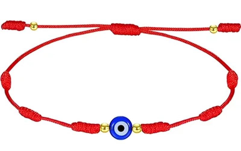 PULSERA HILO ROJO OJO TURCO PROTECCION - 1