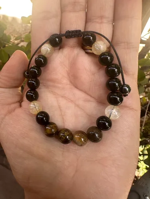 PULSERA ONIX OJO TIGRE CITRINO PROTECCION FORTUNA - 3