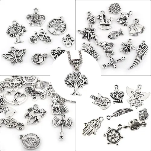 PACK 100 DIJES BISUTERIA COLLAR/PULSERAS - 1