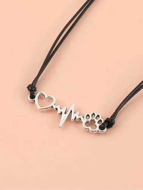 PULSERA CORAZON PATITA PERRO SUERTE - 3