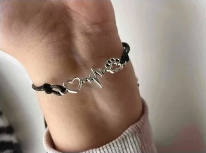 PULSERA CORAZON PATITA PERRO SUERTE - 4