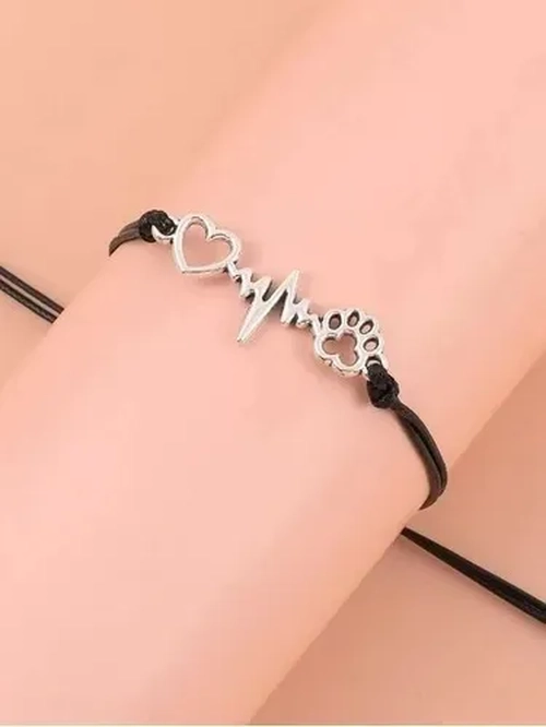 PULSERA CORAZON PATITA PERRO SUERTE - 6