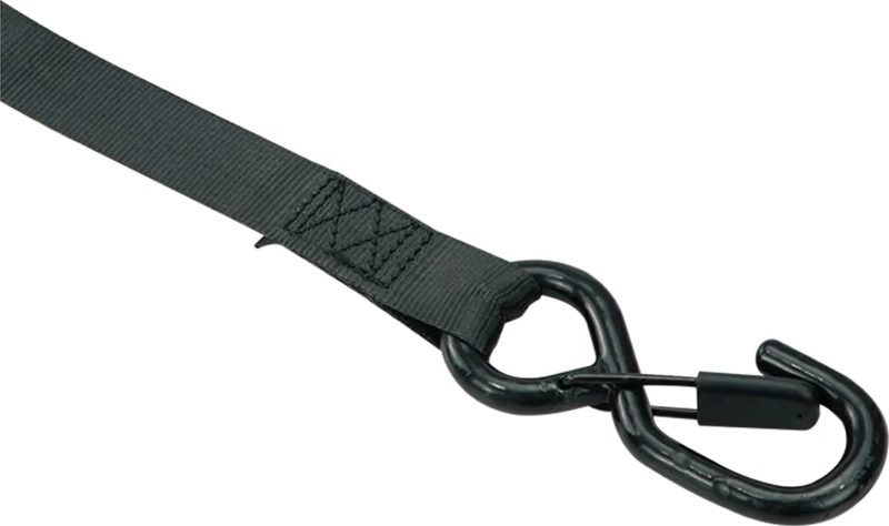 PACK X 2 CORREA/ESLINGA AMARRE RETRACTIL 2,5CMX5M CARGO ALFA NEGRO - 3