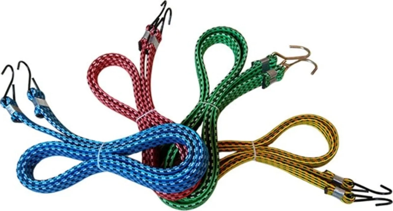 SET 10 CUERDAS ELASTICAS ESLINGAS 1.5M AMARRA DE CARGA PULPO - 4