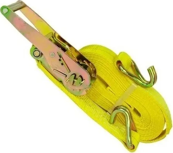 ESLINGA DE AMARRE CON TRINQUETE 2'' X 2 CAPAS X 9 METROS AMARILLO - 2