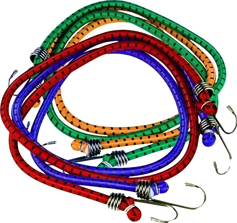 PACK 6 CUERDA ELASTICA 1.68M EQUIPAJE ESLINGA AMARRE PULPO SURTIDO - 3
