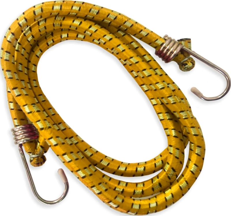 2 CUERDA ELASTICA ESLINGA PULPO DE 10MM X 1.5M AMARRE GRUESO SURTIDO - 2