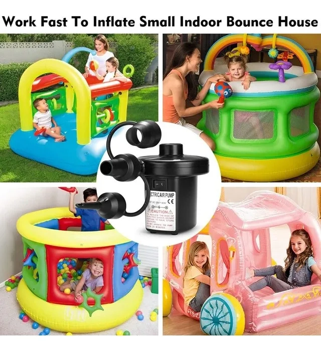INFLADOR ELECTRICO MULTIFUNCIONAL PARA 220V/12V COLOR NEGRO - 295005 - 2