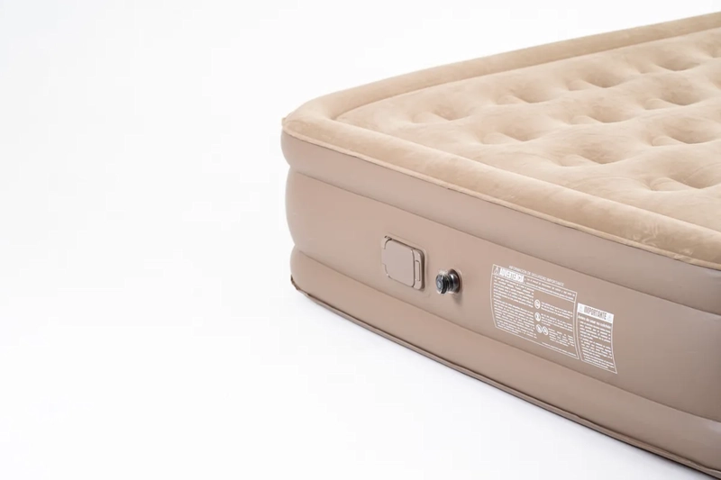 COLCHON INFLABLE XPLORA ELE CTRICO BOMBA RECARGABLE 2 PLAZAS BEIGE - 2