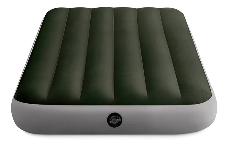COLCHON INFLABLE TWIN DURA BEAM PRESTIGE FIBER TECH INTEX COLOR NEGRO - 1
