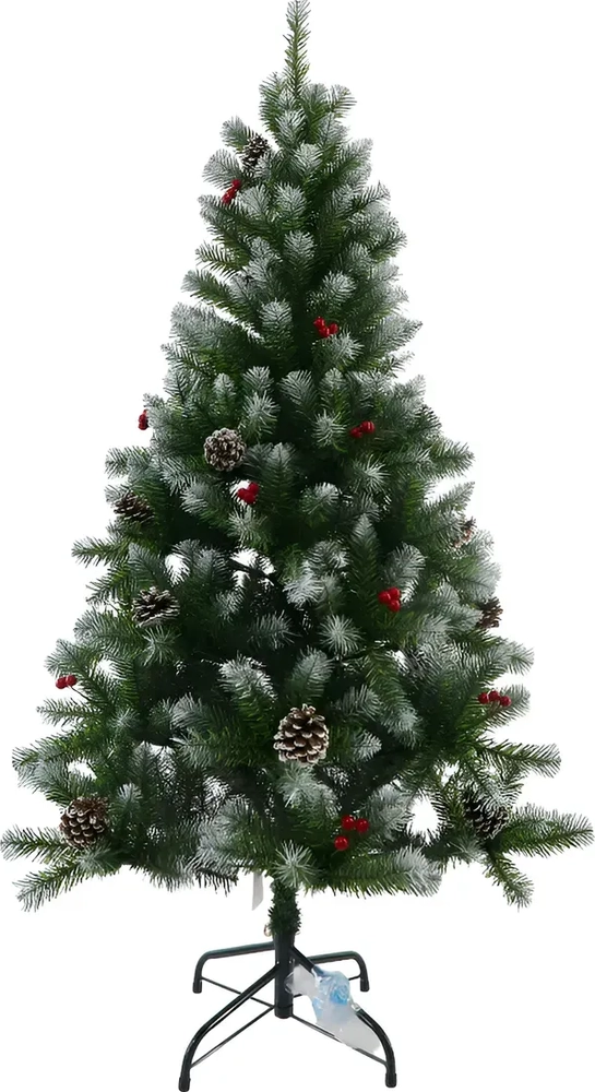 ARBOL NAVIDAD DECORACION ARBOLITO CON PINO NAVIDEÑO 150 CM VERDE - 2