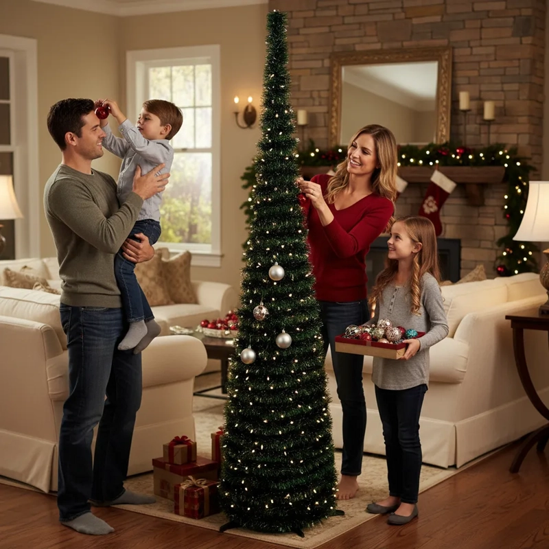 ARBOL DE NAVIDAD 150CM PLEGABLE 9180-6 - 2