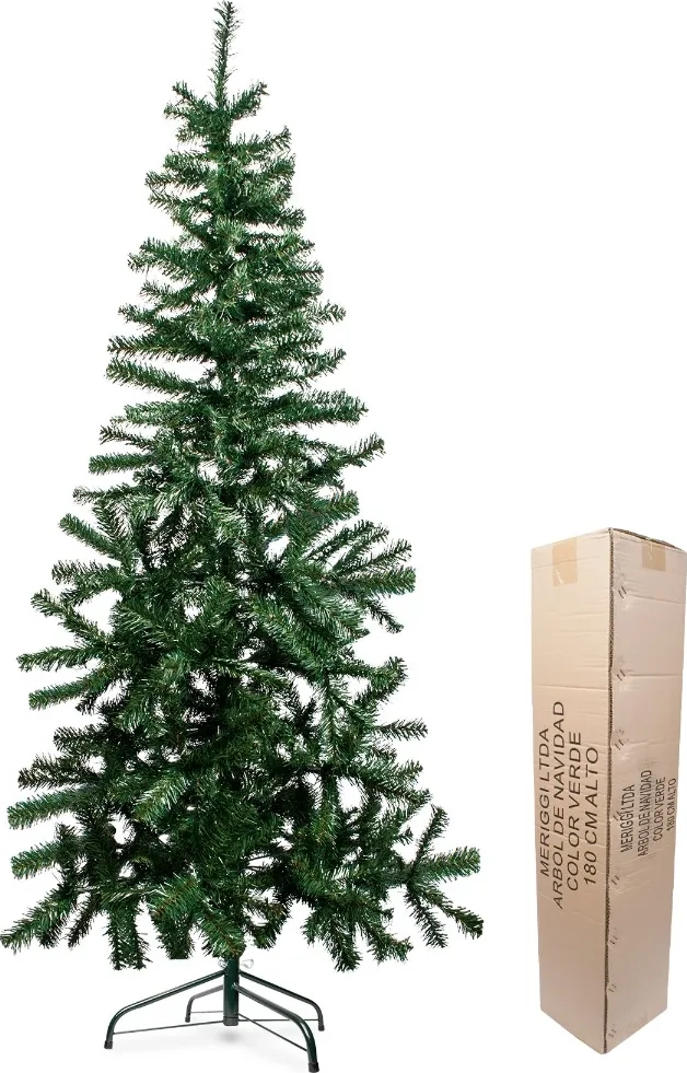 ARBOL NAVIDAD COLOR VERDE 180 CM ALTO - 3