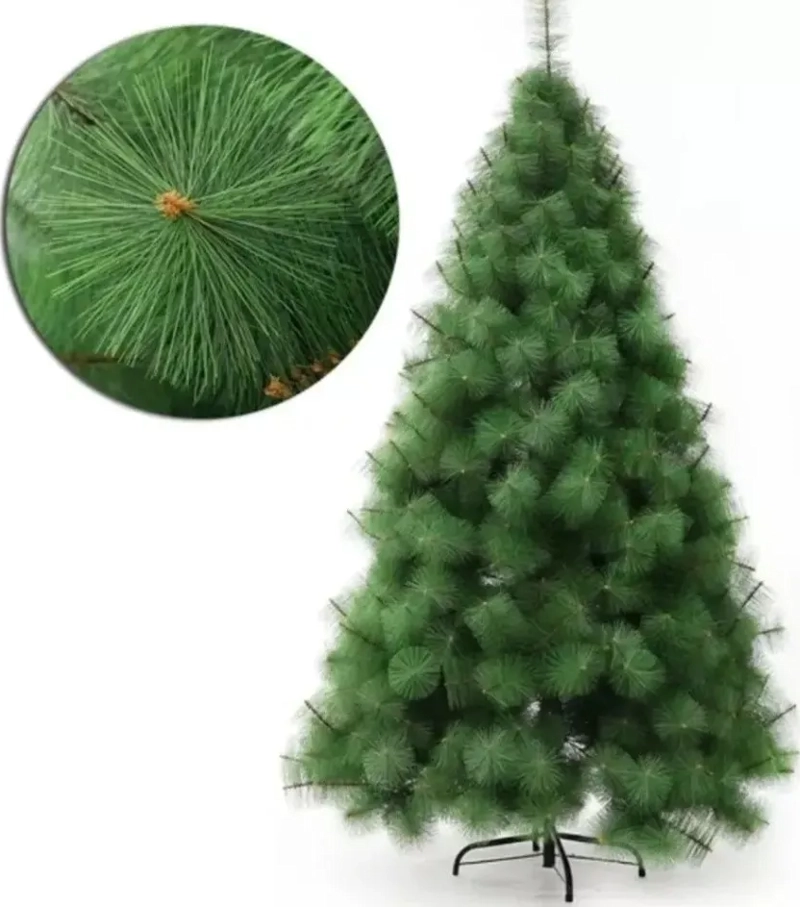 ARBOL DE NAVIDAD FRONDOSO 2.10 DECORACION NAVIDAD VERDE - 3