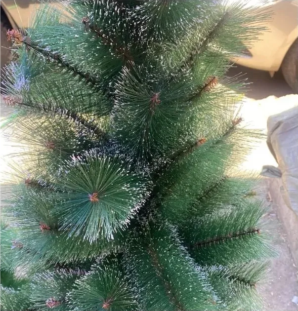 ARBOL DE NAVIDAD ARTIFICIAL VERDE 180CM CON EFECTO NIEVE BLANCO - 2