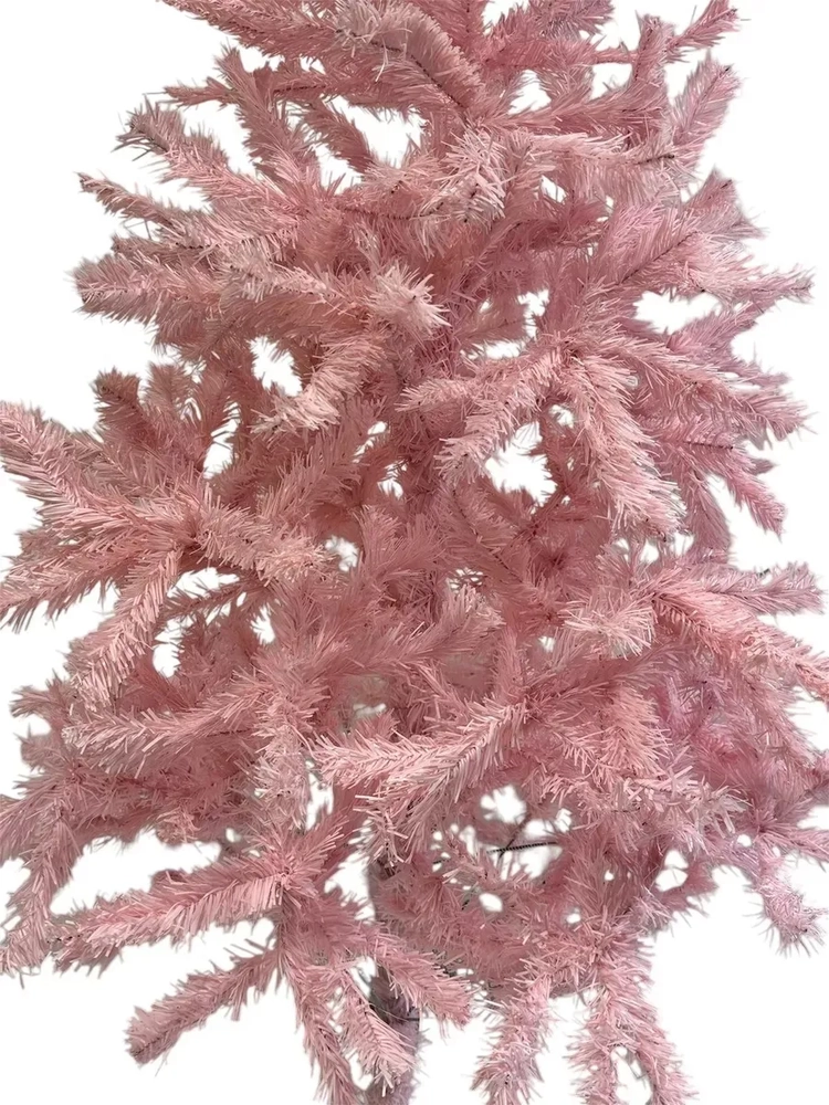 ARBOL NAVIDAD ROSADO PINO 180CM DECORACION NAVIDEÑA ROSA - 6