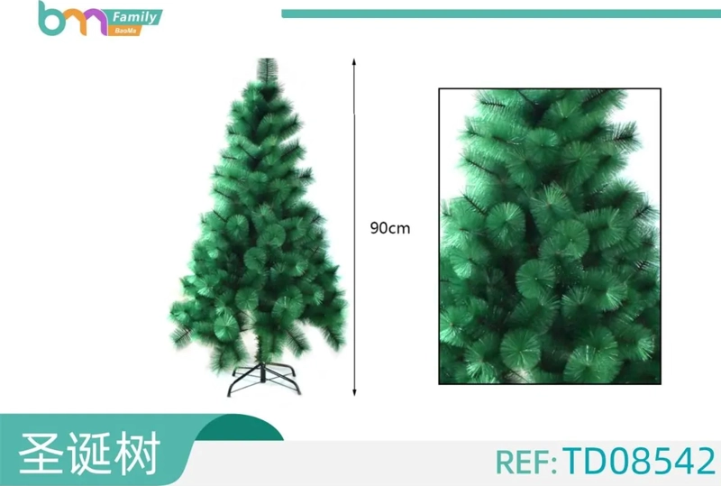 ARBOL PINO DE NAVIDAD VERDE 90 CM ARBOL DE NAVIDAD - 3