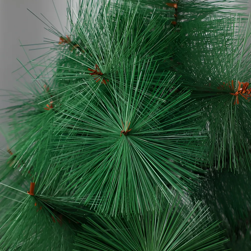 ARBOL DE NAVIDAD 210CM PET CON RAMAS DE PINO, MONTAJE RAPIDO VERDE - 1