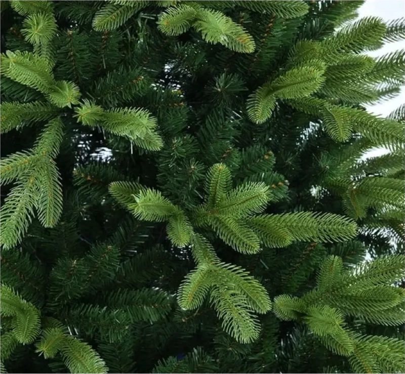 ARBOL DE NAVIDAD VERDE FRONDOSO 210 CM REALISTA DECORACION - 1
